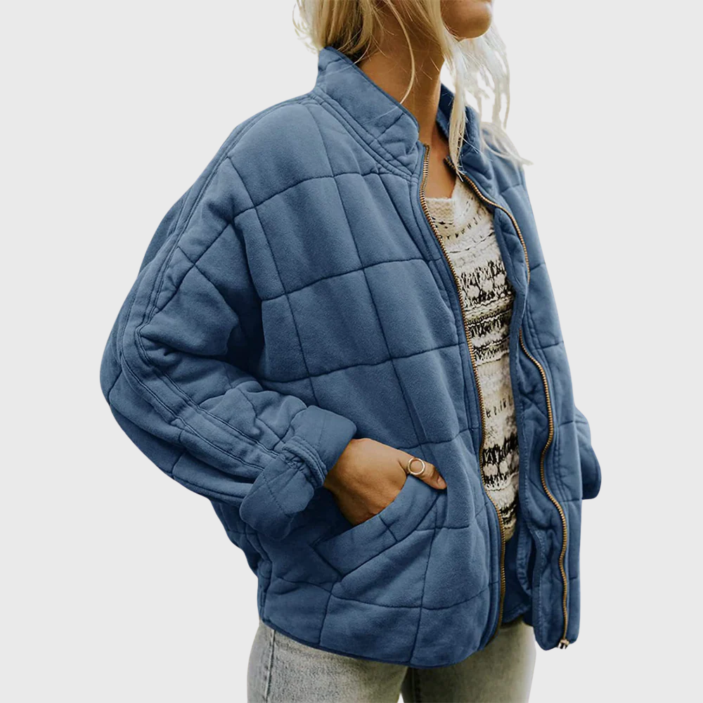 ROUPEX™ - Elegant Oversized Look Quilted Jakke