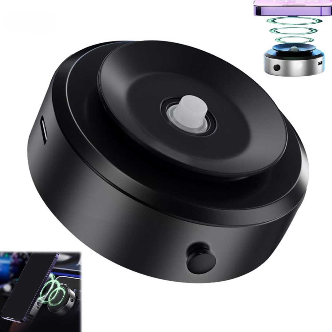 MagniGrip™ - Magnetisk Telefonholder 360° | Håndfri Holder til Alle Telefoner | Perfekt til Brusebad, Bil og Glatte Overflader