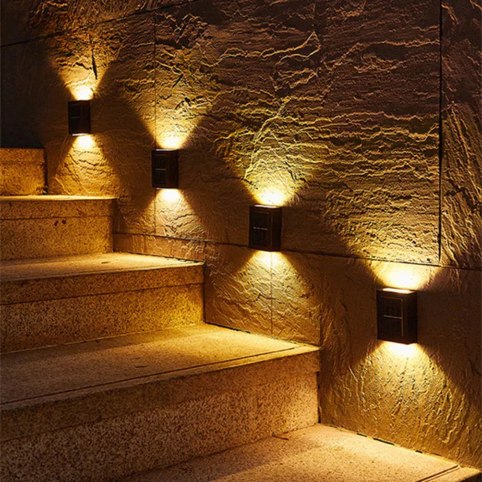 SolarGlow™ Deluxe Wall Lights | Varmt lys uden kabler eller batterier