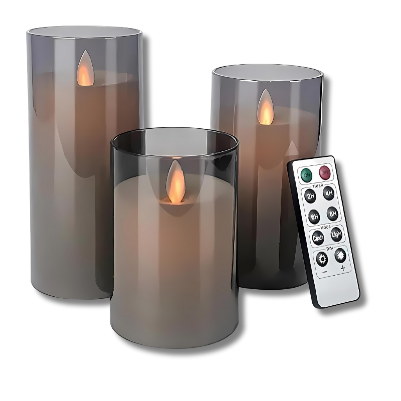 HjemLys™ Justerbar LED-Kerze