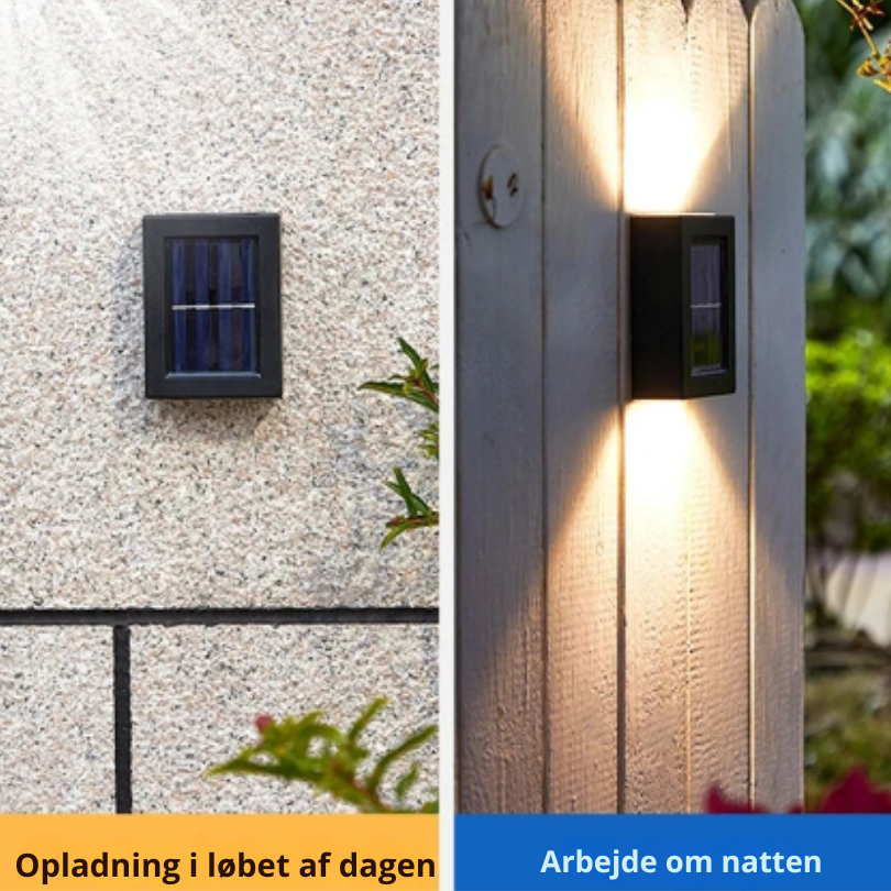 SolarGlow™ Deluxe Wall Lights | Varmt lys uden kabler eller batterier