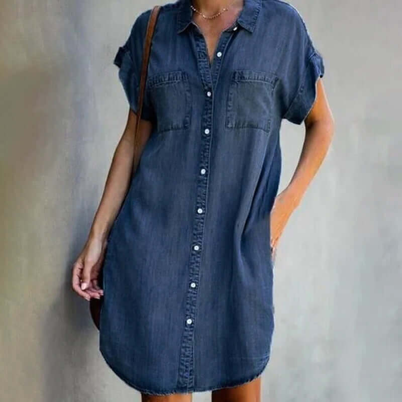 Olivia - Denim Kjole