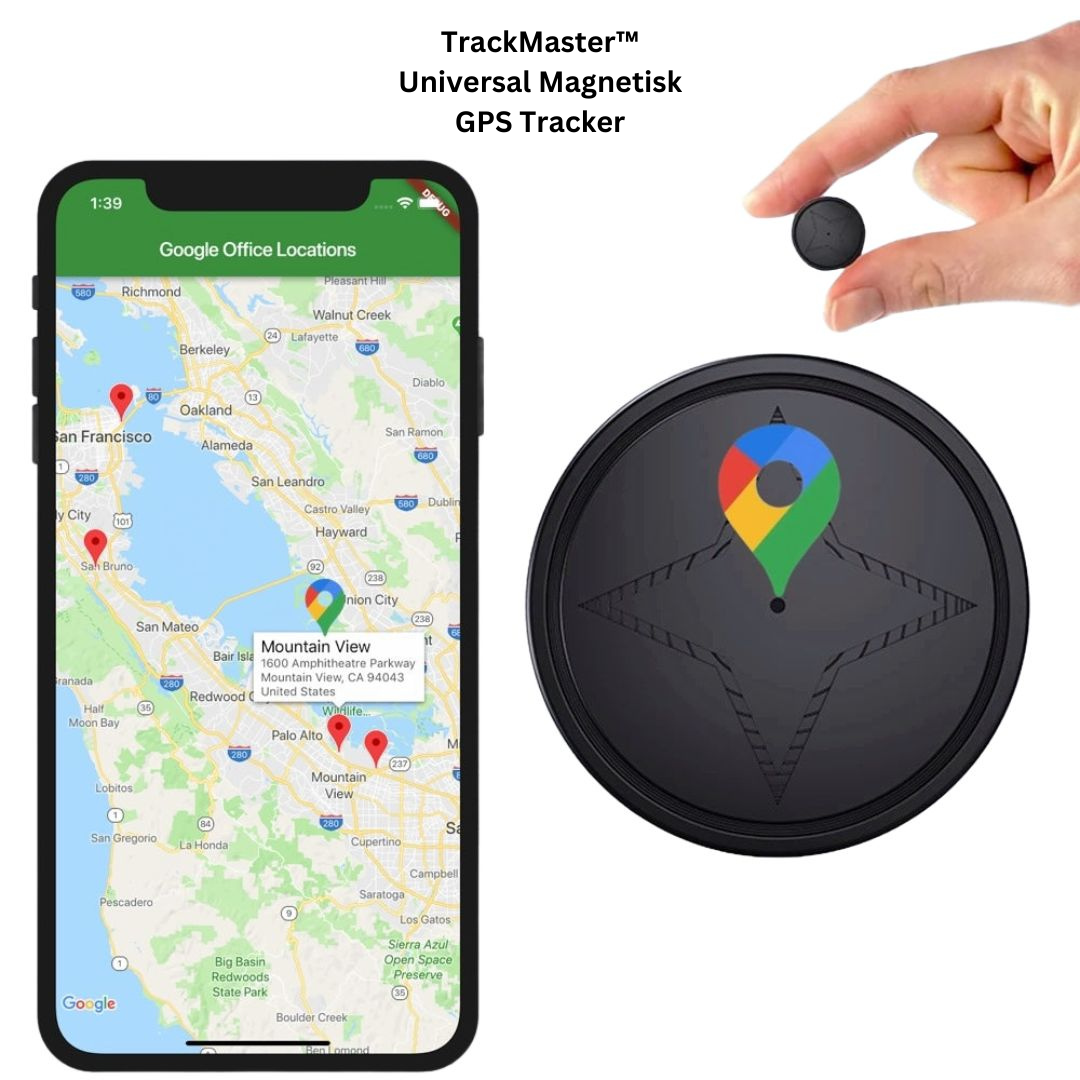 TrackMaster™ Universal Magnetisk GPS Tracker - Hold alle dine køretøjer sikre med overvågning i realtid og uovertruffen nøjagtighed.