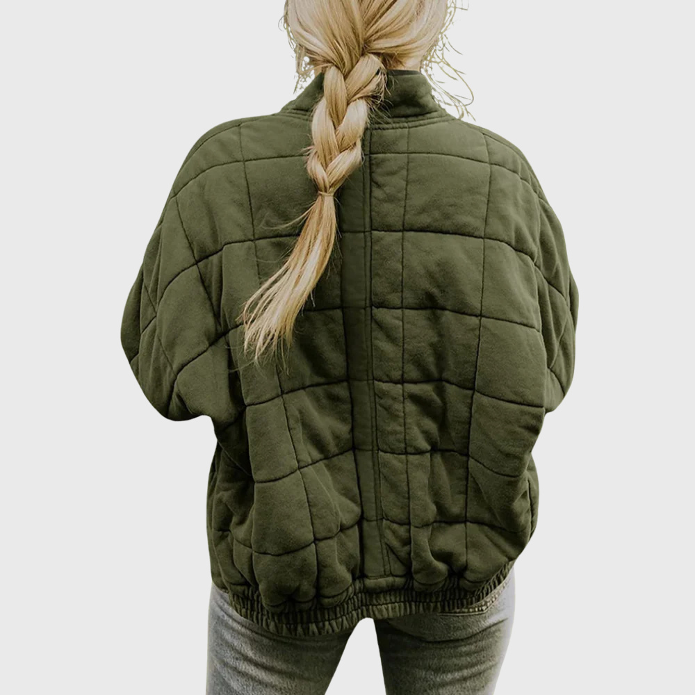 ROUPEX™ - Elegant Oversized Look Quilted Jakke
