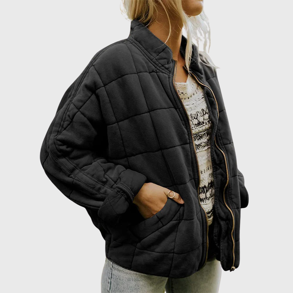 ROUPEX™ - Elegant Oversized Look Quilted Jakke