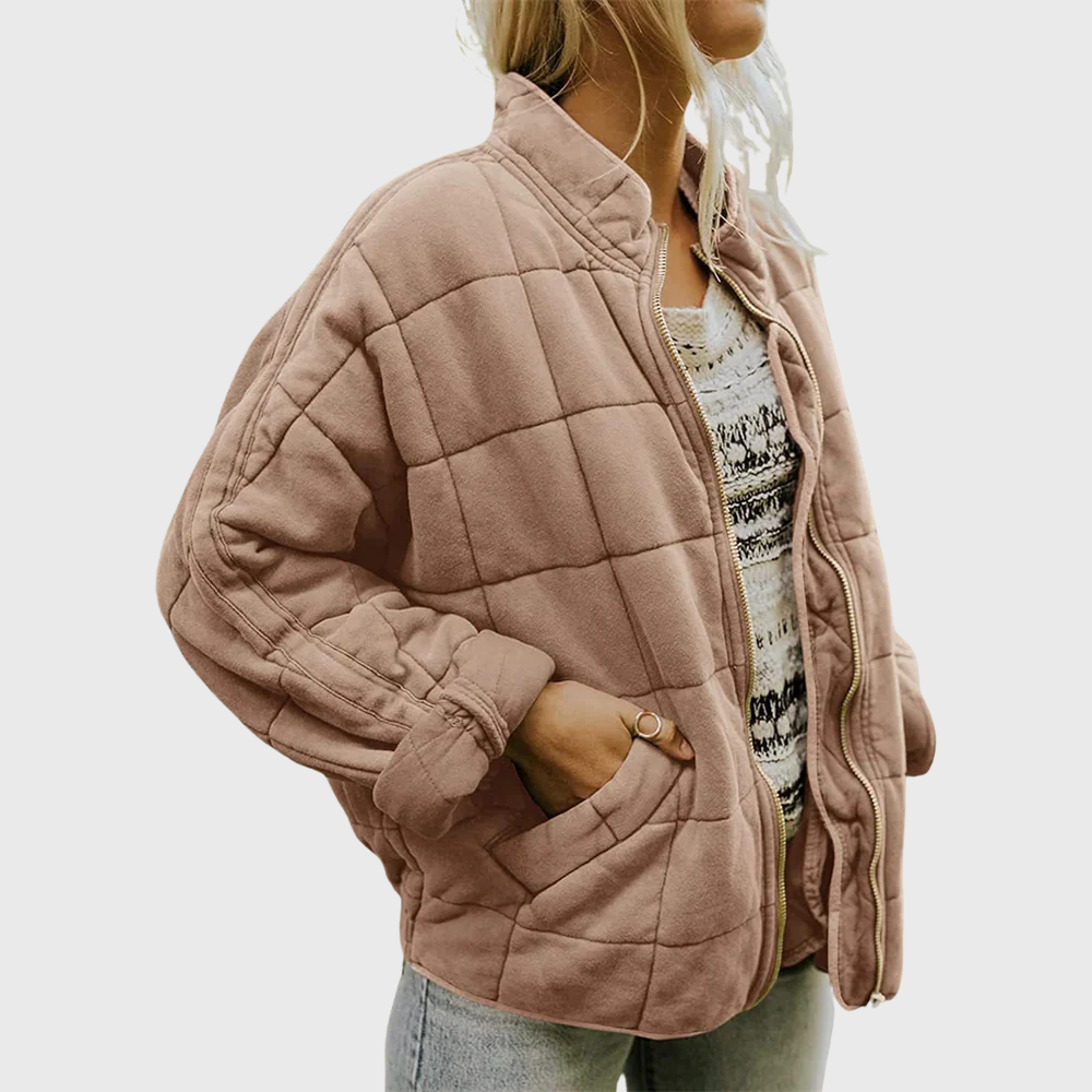 ROUPEX™ - Elegant Oversized Look Quilted Jakke