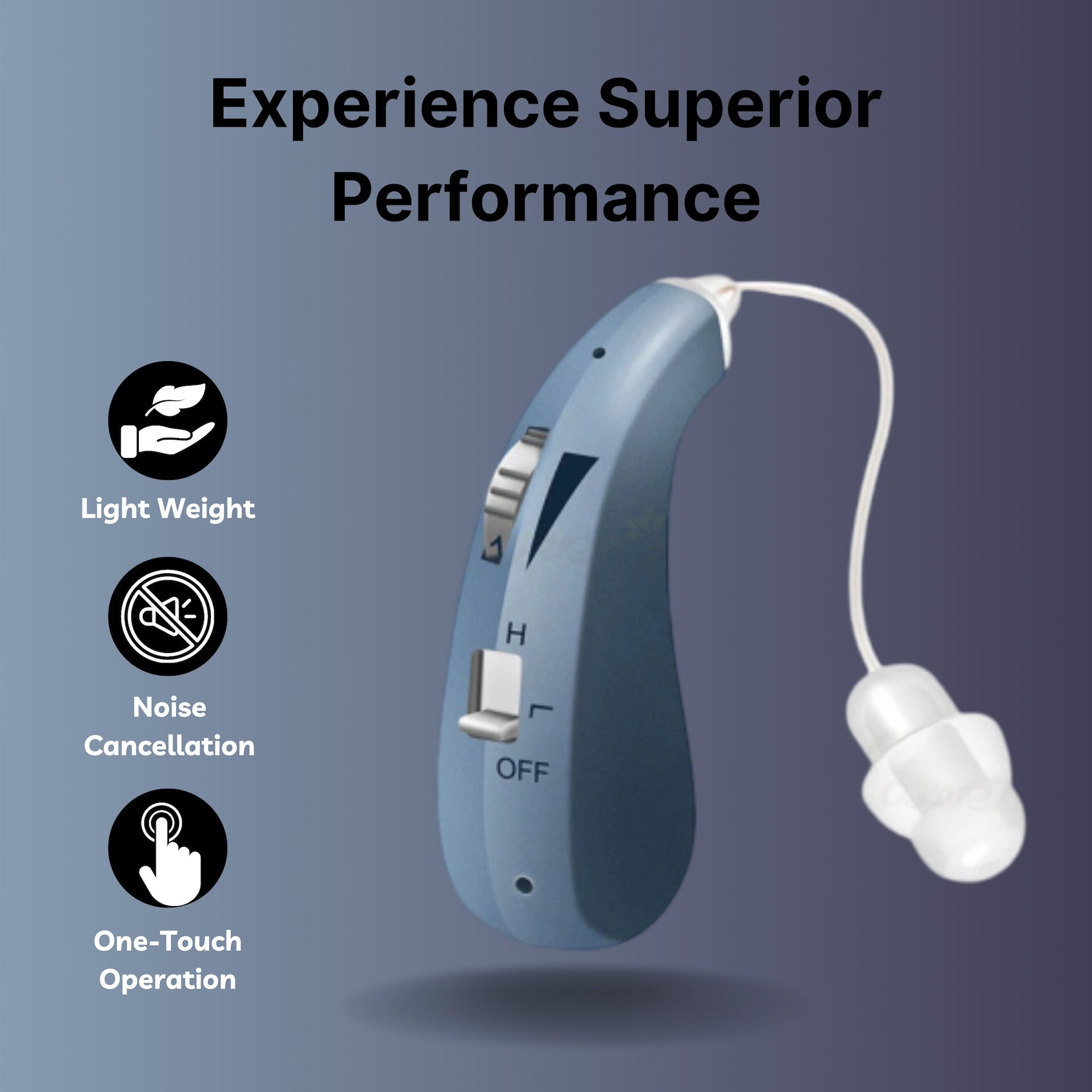 HeaSouls™️ ClearSound BTE Rechargeable Hearing Aids (Pair Of 2)